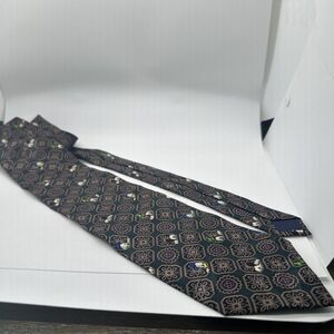 Disney Mickey Inc Men’s Tie Mickey Mouse Donald Duck Goofy 100% Silk Hand Made